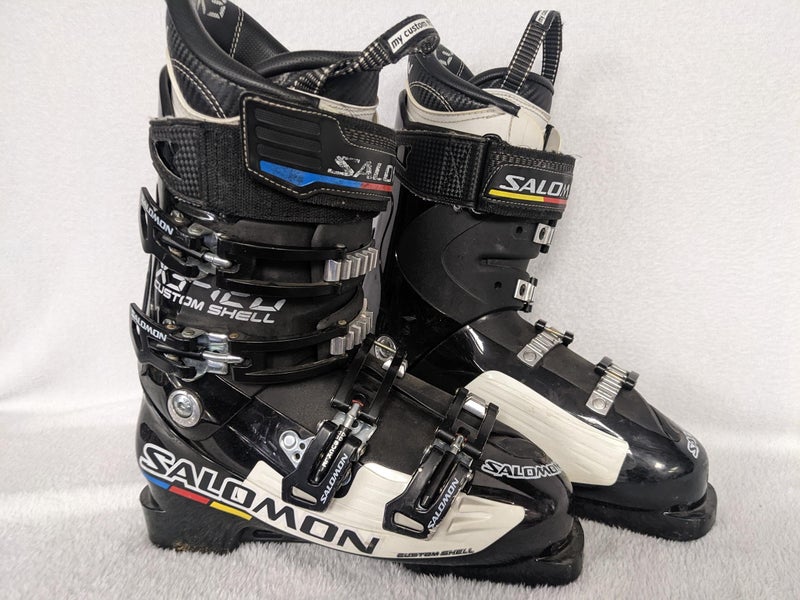 Salomon Custom Shell Ski Size 25.5 Color Black Condition Used | SidelineSwap