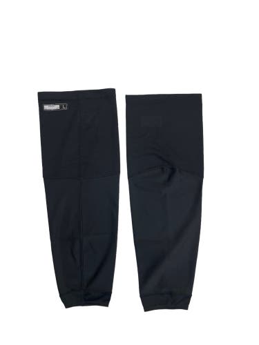 Black New Large CCM Pro Stock Practice Socks