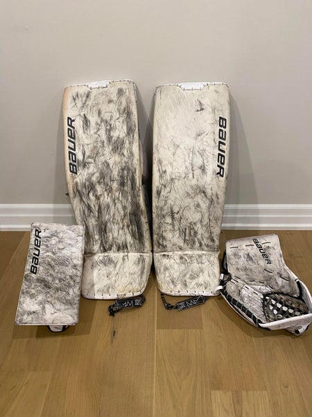 Used 35" Regular Bauer Ultrasonic Goalie Full Set