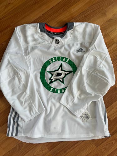 NEW ADIDAS DALLAS STARS PRO PRACTICE JERSEY SIZE 54