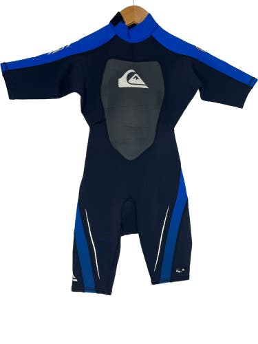 Quiksilver Childs Shorty Wetsuit Kids Size 10 Syncro 2/2 - Excellent Condition!