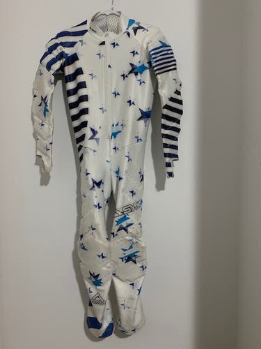 Used Women’s Medium SYNC Ski Independence Race Suit FIS Legal