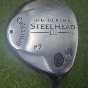 Callaway Big Bertha Steelhead III #7 Wood  /  RH / Ladies Graphite ~41" / jd5817