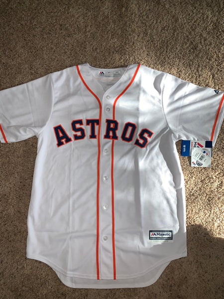 Nike Men's Alex Bregman Houston Astros Official Player Replica Jersey - White