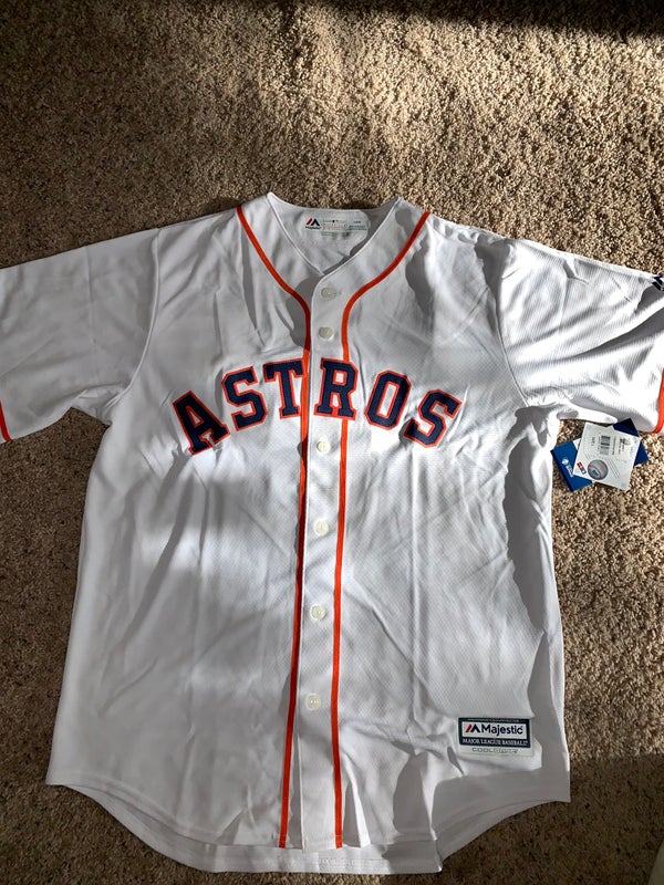 2019 Game-Used Kyle Tucker Orange Los Astros Alt Jersey - Size 46