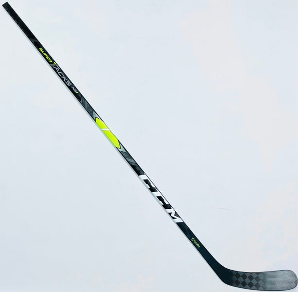 New Miro Heiskanen CCM Supertacks AS1 Hockey Sticks-LH-75 Flex-P90-Stick' Em Grip