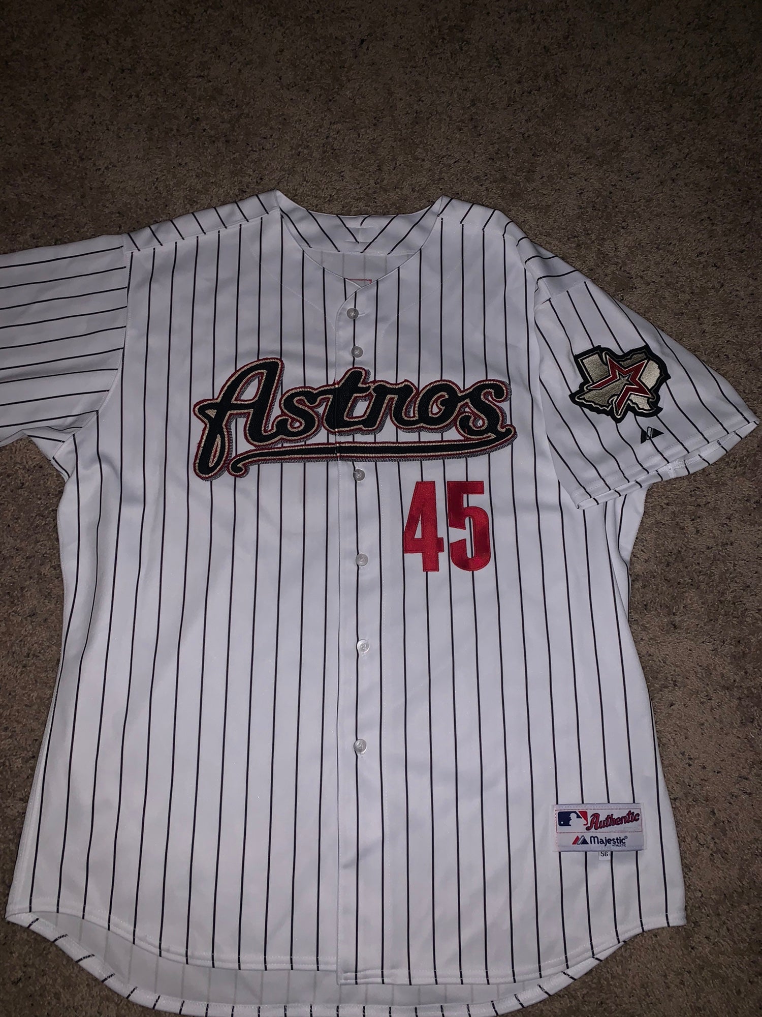 2019 Zack Greinke Team-Issued Orange Alt Jersey (Size 50)