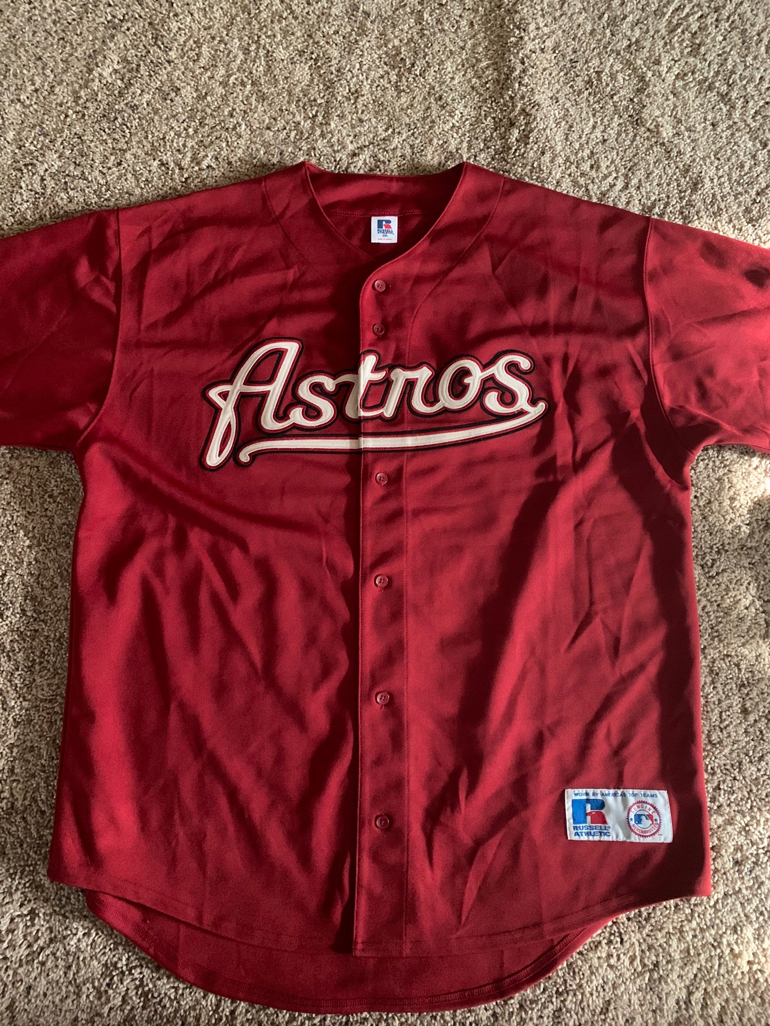 astros jersey red