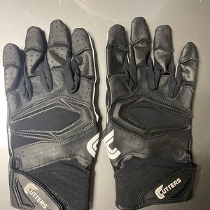 Black Adult XL Cutters Rev Pro 2.0 Gloves