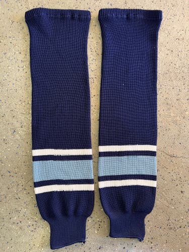 New Large Hockey Socks Blue 30”
