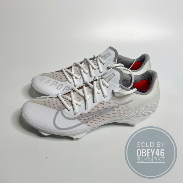 White 'vapor cleats clearance baseball