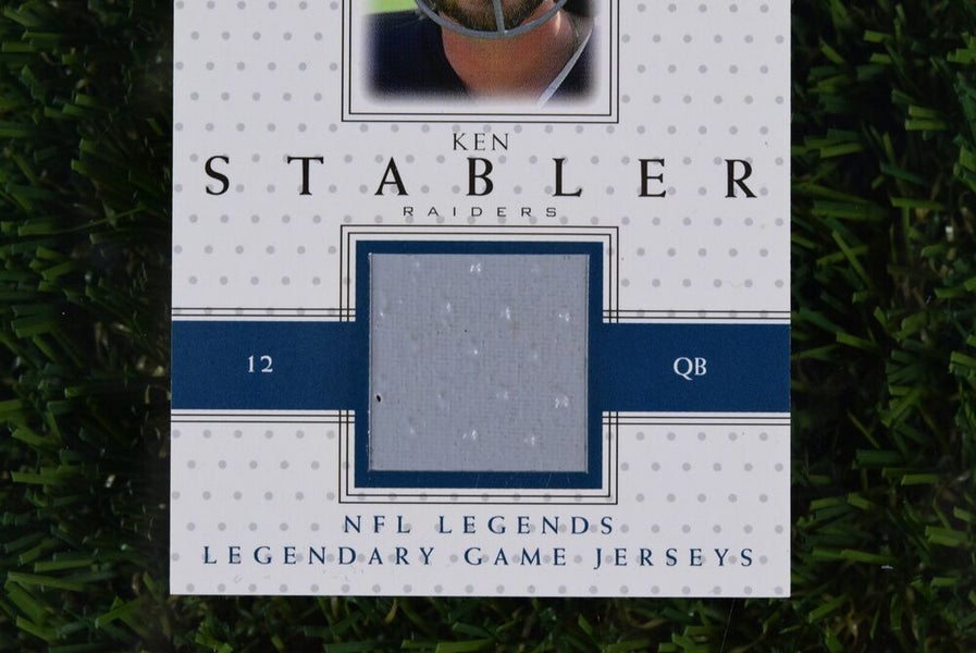 KEN STABLER 2000 UPPER DECK LEGENDS LEGENDARY JERSEYS COLLECTIBLE CARDS,  #LJ-KS