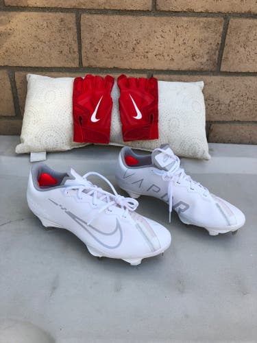 NIKE Vapor UltraFly Elite 4 (sz 12)/NIKE Alpha Huarache Pro BG’s (LG)