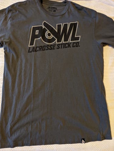 Powell Brothers Lacrosse Gray  Large  T-Shirt