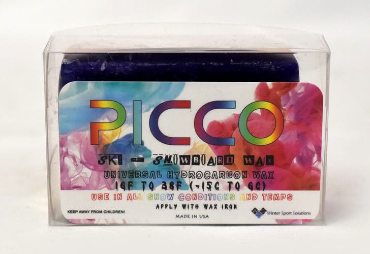 Picco Universal Ski and Snowboard Wax 100gr - Wax With a Kick