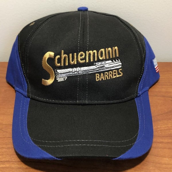 Schuemann Barrels Hat Baseball Strapback Cap Men Vintage 90s Gun Rifle Hunt