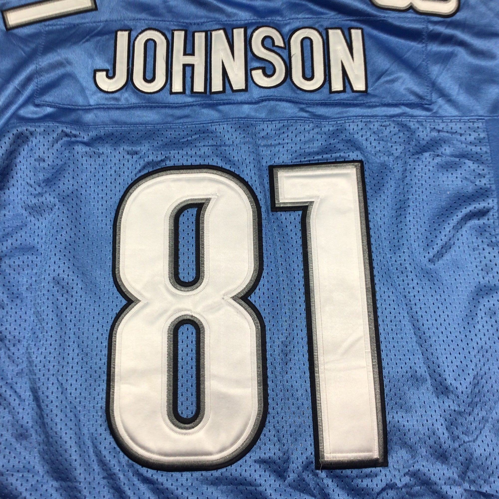 NFL Detroit Lions jersey, Reebok no. 81, black Calvin Johnson 75 season  special edition, size 56 XXXL, like new - Albrecht Auction Service