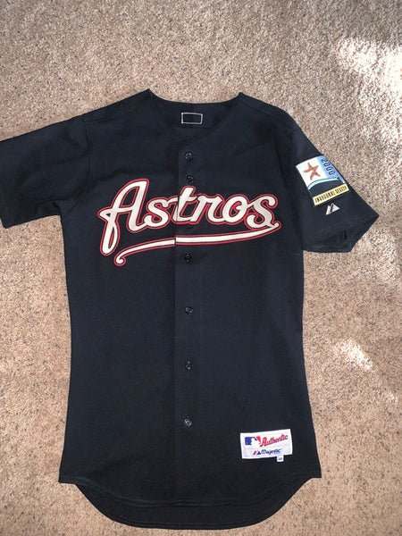 astros throwback jersey in game