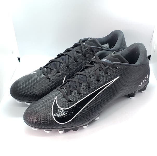 Nike Vapor Edge Team Football Cleats Mens sz 15 Black White  display picture 2