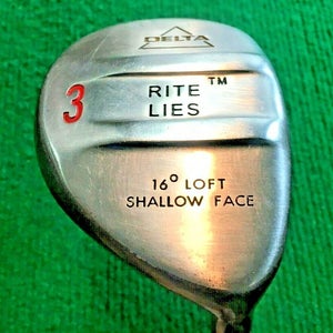 Delta Rite Lies Shallow Face 3 Wood 16* / RH / TT PowerFlo R-980 Steel / mm8363
