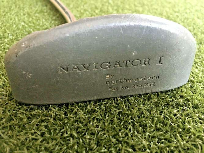 Northwestern Navigator I Putter / RH /  ~35" Steel  / Good Vintage Grip / mm4553