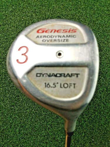 Dynacraft Genesis Oversize 3 Wood 16.5* / RH / Regular Steel ~41.75" / gw3906