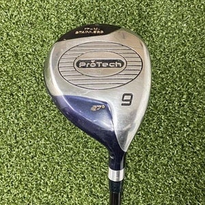 Pro Tech Stainless Steel 9 Wood 27* / RH / Regular Graphite ~41" / jl5317