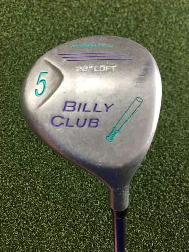 Knight Golf Billy Club 5 Wood 22* / RH ~40" / Ladies Graphite /Nice Grip /gw3710