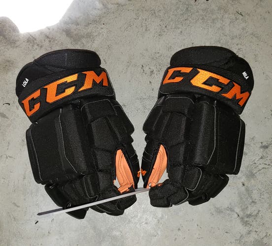 Yandle Flyers Third New CCM HGCL Gloves 14" Pro Stock