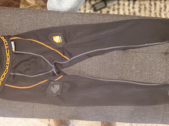 Black Used Medium Shock Doctor Compression