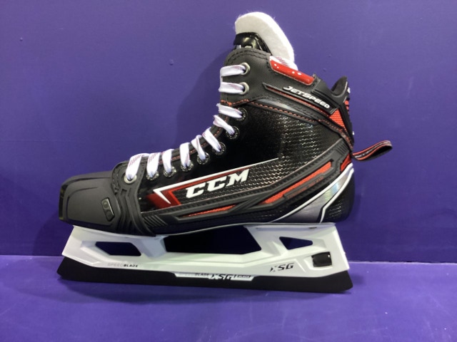Senior New CCM Jetspeed FT2 Hockey Goalie Skates Regular Width Size 8