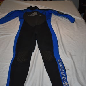 Quiksilver GS320 3/2mm Wetsuit, Black/Blue, Small/Medium