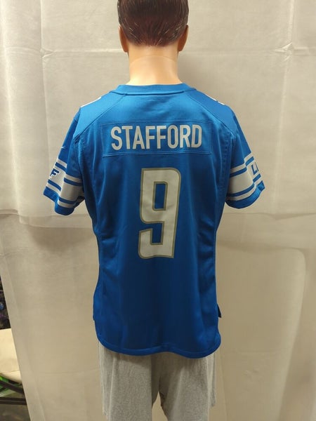 Nike Matthew Stafford 9 Detroit Lions NFL On Field Football Jersey