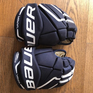 Used Navy Blue Bauer 13" Vapor X60 Gloves