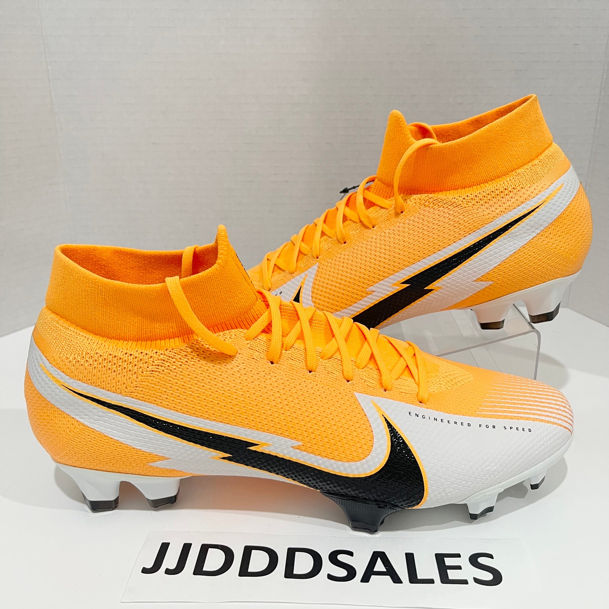 Nike Mercurial Superfly 7 Elite AG-Pro 'White Orange' (Unisex) AT7892-801 US 8½