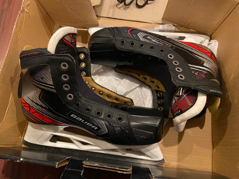 Used Bauer Regular Width Size 10 Vapor X2.9 Hockey Goalie Skates