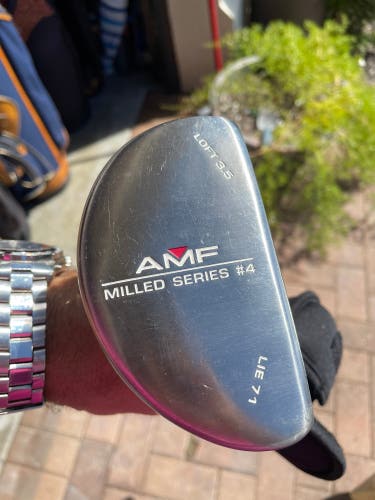 Amf Golf Putter Lie 71 in right hand with head cover and Italy Grip