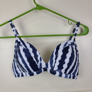 Athleta Swim Bikini Top Wireless Blue Tie Dye Padded Size: XS