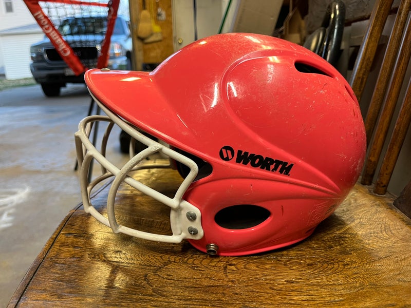 One Size Fits All Worth Batting Helmet SidelineSwap