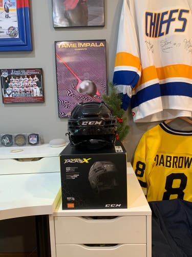 Barely Used Medium CCM Super Tacks X Helmet