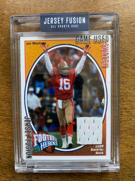 Pro Set Authentic Game Worn Joe Montana Patch Card