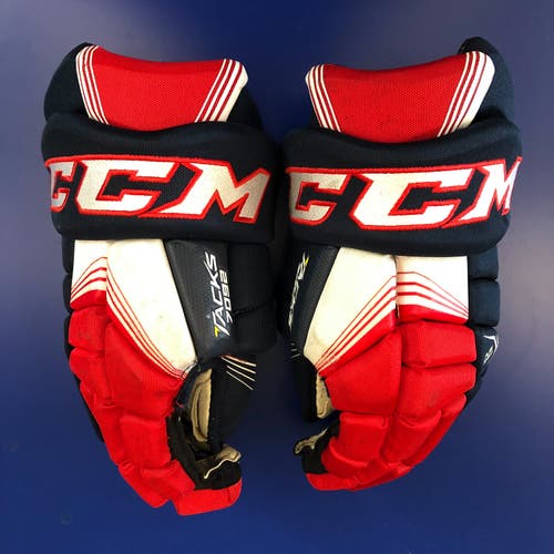 Used CCM Tacks 7092 Gloves 15" - **CT. JR RANGERS TEAM ISSUED**