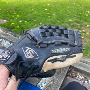 Used Louisville Slugger Right Hand Throw Infield Softball Glove 12"