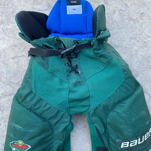Bauer Nexus Pro Stock Hockey Pants Medium Minnesota Wild Green 3420
