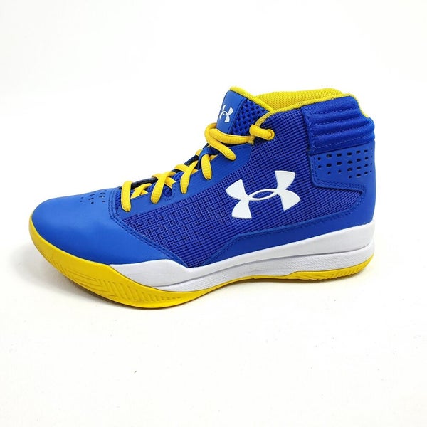 simpatía halcón Respectivamente Under Armour Boys Shoes Jet 2018 Youth Size 5Y Blue Yellow Basketball  Sneakers | SidelineSwap