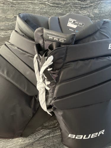 Used Large Bauer Supreme Pro Hockey Goalie Pants