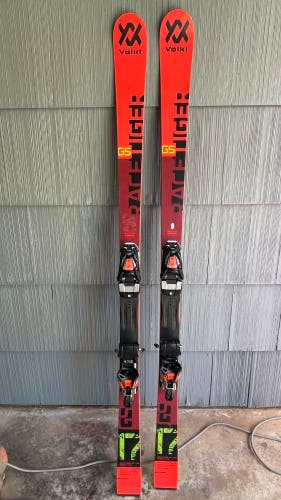 Volkl Racetiger GS Skis 156cm w/ Marker TCX 10 Bindings