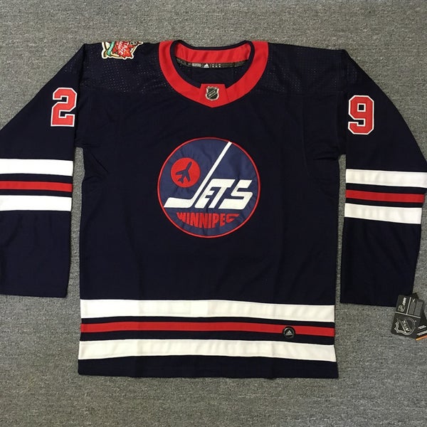 Patrik Laine Winnipeg Jets Signed Heritage Logo Adidas Jersey