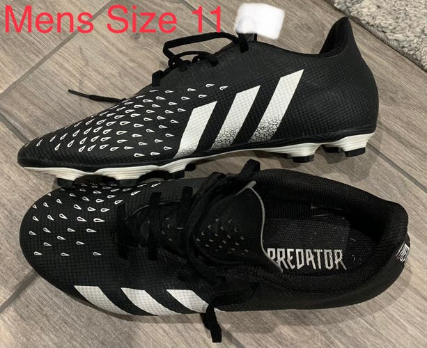 Black Men's Molded Cleats Adidas Cleats