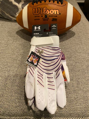 NWT men's XXL Under Armour UA blur limited edition Football Gloves